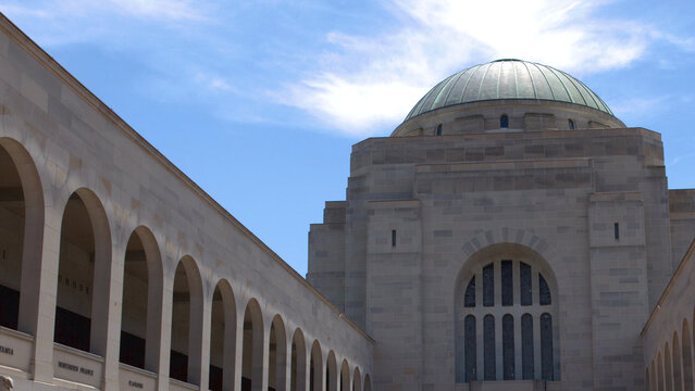 The Iconic Dome and Arched Cloisters of the Australian War Memorial