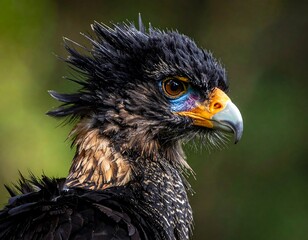 Fototapeta premium Close-up Portrait of a Young Eagle.