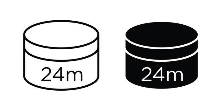 24M icon for graphic and web