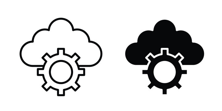 Devops icon for graphic and web