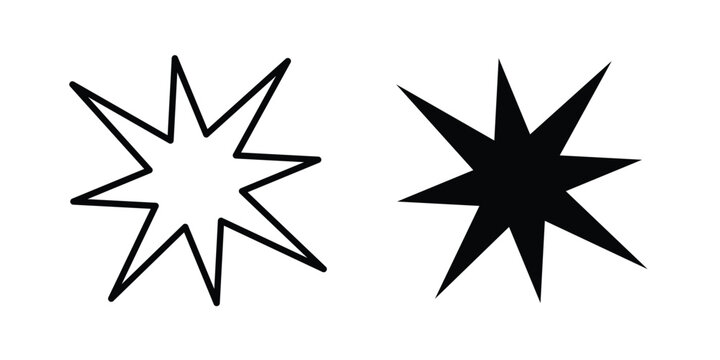 Explosion icon for graphic and web