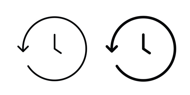 History icon for graphic and web