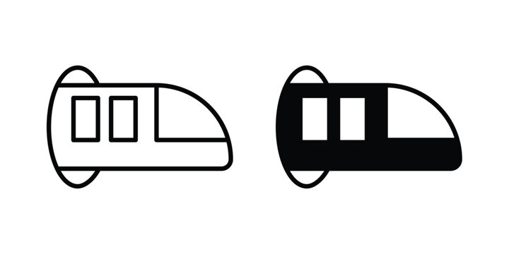 Hyperloop icon for graphic and web