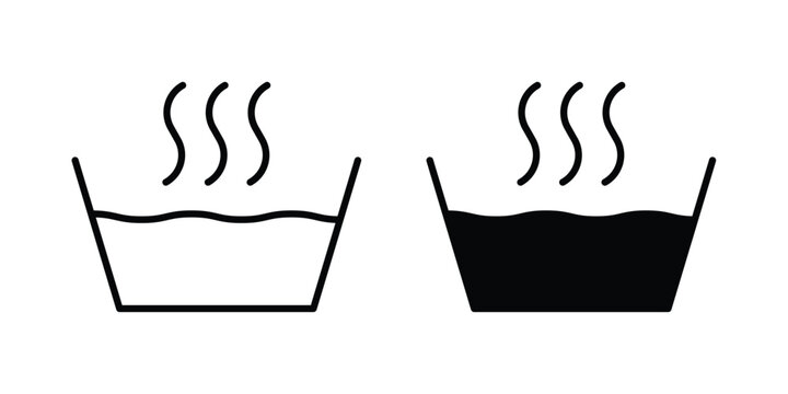 Hot Water icon for graphic and web