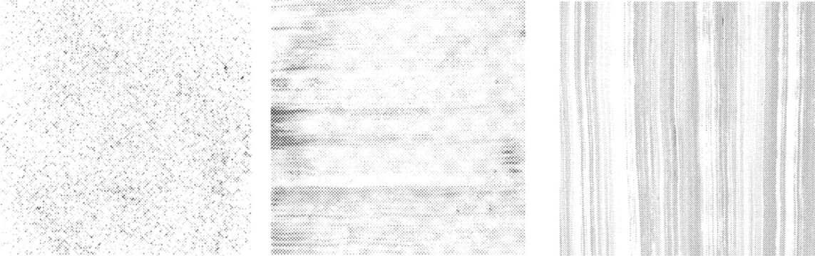 Monochrome textured background with irregular dark spots and lines.