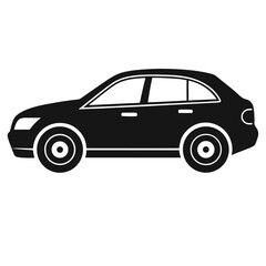 Fototapeta premium car-silhouette-vector-icon-on-white-background.svg