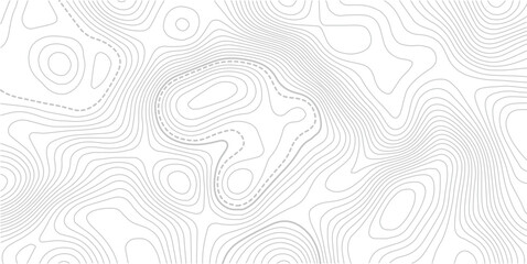 Topographic line contour map background, geographic grid map.topography line map. Vintage outdoors style. Vector illustration art. © MDSOHEL