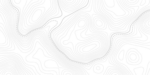 Topographic line contour map background, geographic grid map.topography line map. Vintage outdoors style. Vector illustration art. © MDSOHEL