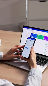 Financial Advisor Checking Client&rsquo;s Good Credit Score