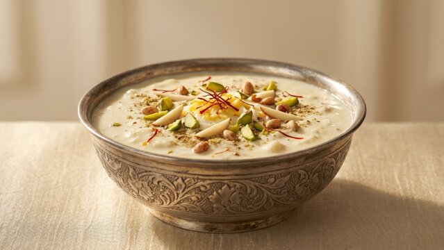Premium Basundi Indian Sweet Cinematic Artwork