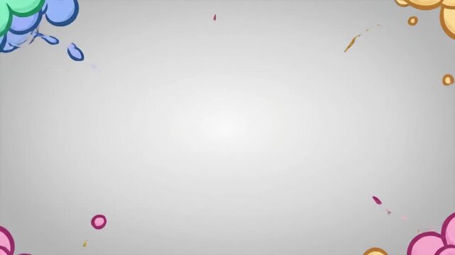 colorful cartoon smoke cloud zoom transition