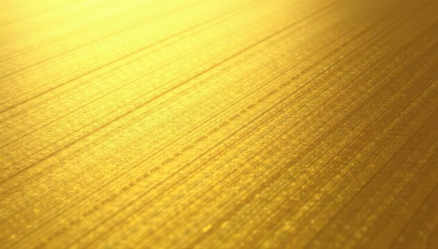Smooth brushed gold surface, subtle striations, glossy, striations