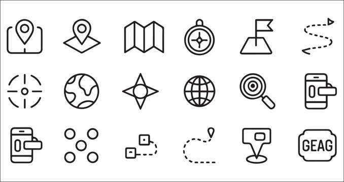Medical Vector Icon Set with Black Silhouette Symbols for Web and Business Design