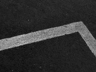 Fototapeta premium road marking on asphalt