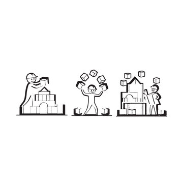 Illustration of Multitasking and Workload Balance Concepts.