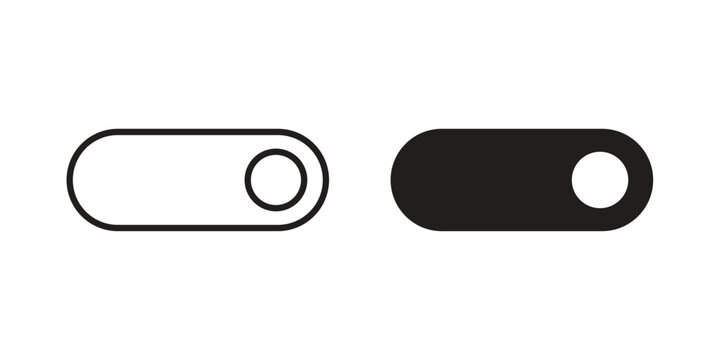 Switch icon concept design set. Icon Element For Design