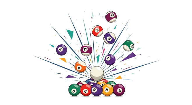 Billiard Balls Explosion