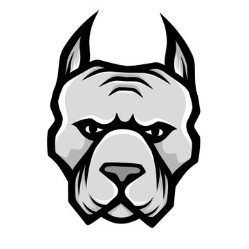 vector illustration of a dog