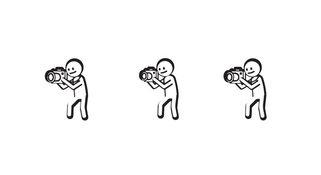 Illustration of person lifting weights in progression.
