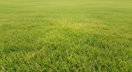 Fototapeta premium A serene landscape of lush green grass in a natural outdoor setting