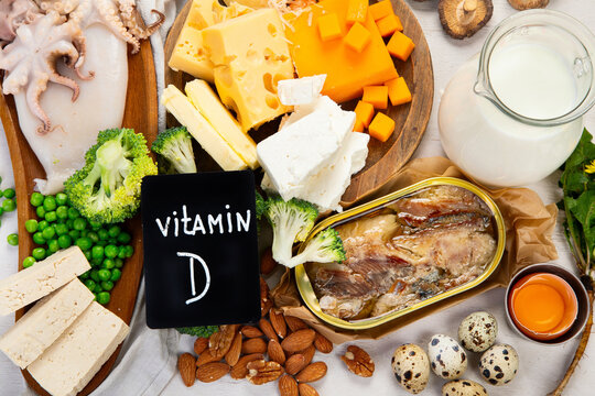 Products containing vitamin D.