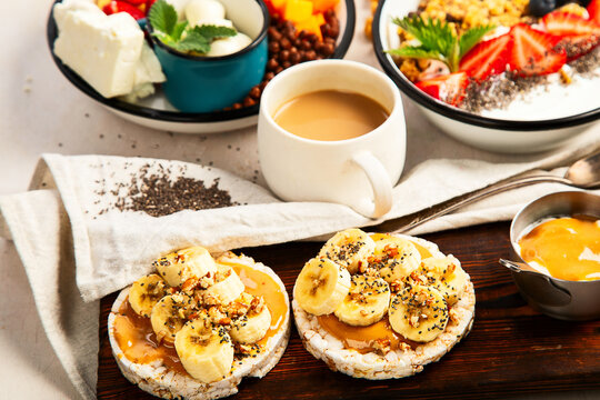 Delicious breakfast buffet.