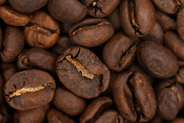 Fototapeta premium roasted coffee beans