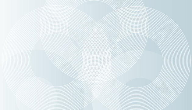 Abstract background with overlapping circular line patterns.