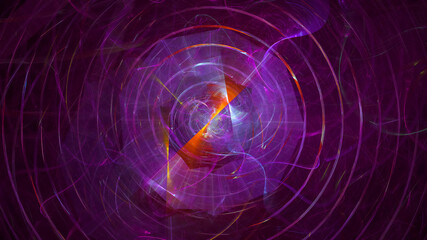 3d rendering illustration of Abstract cosmic Space nebula background © BetiBup33