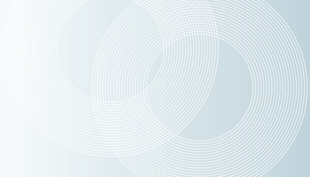 Minimalist background with intersecting circles and soft gradients.