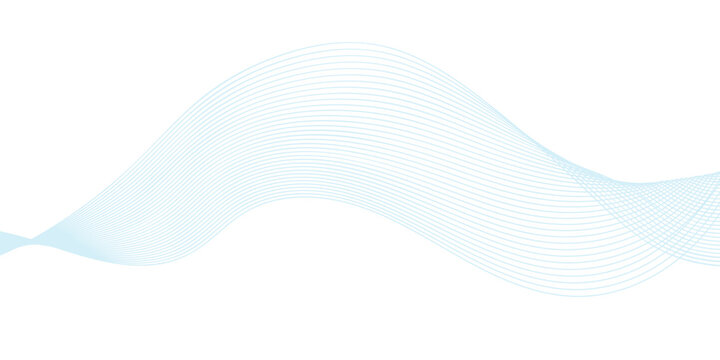 Soft White Minimal Curved Wave