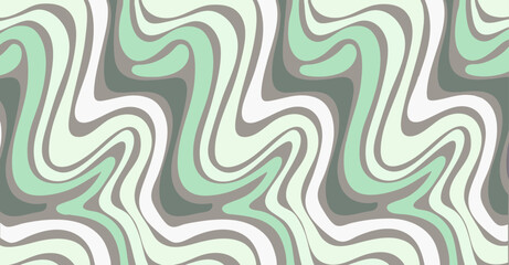 Fototapeta premium Abstract swirling pattern in shades of green and beige