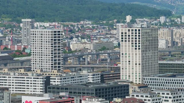 Berufsverkehr Bahn Stadt Z&uuml;rich
