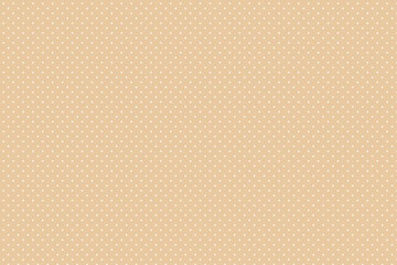 Fototapeta premium Polka dot pattern in soft peach color for textile and backgrounds 