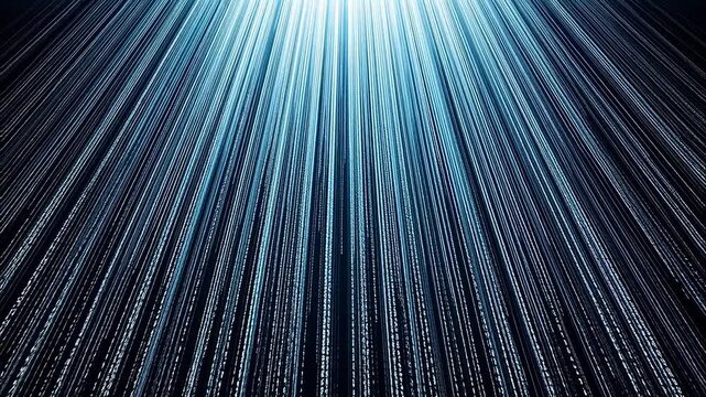 Digital Code Stream in Dark Cyberspace