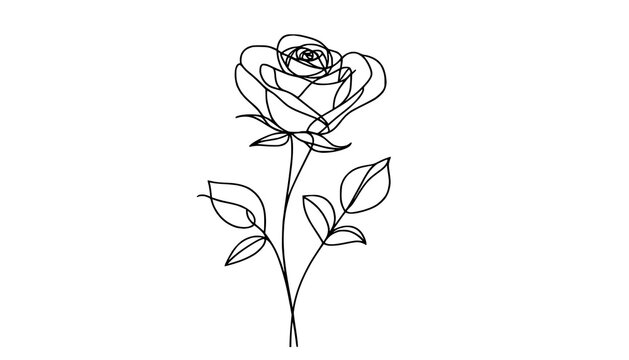 rose vector illustration