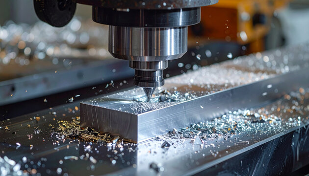 Metal milling process industrial production