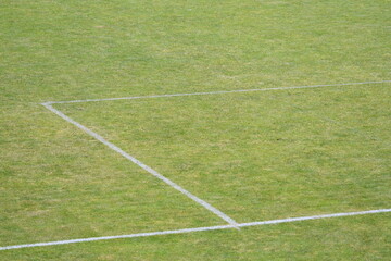 Obraz premium Linhas de campo de futebol