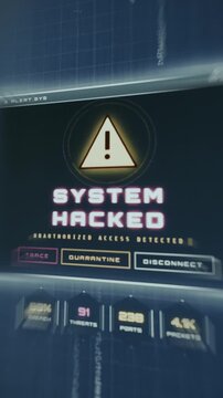 System Hacked alert triggered due to unauthorized access detection