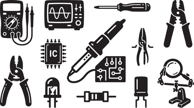 Electronic tools and equipment for circuit board assembly