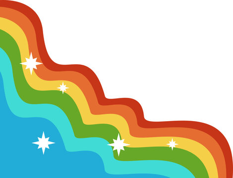 Colorful Rainbow Corner