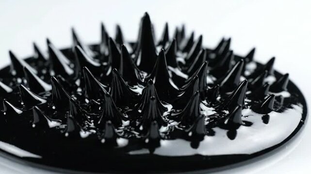 Ferrofluid Spikes Magnetic Fluid Sculpture