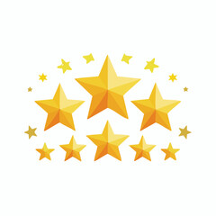 Obraz premium Golden Stars Collection