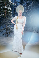 Fototapeta premium Frozen Forest Queen