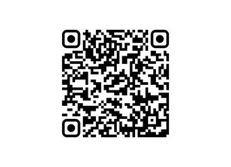 Fototapeta premium Modern QR code template black and white barcode scan symbol