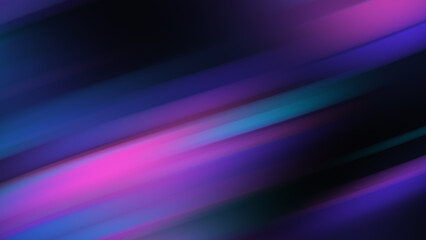 Obraz premium Abstract Neon Pink Purple and Cyan Motion Blur Background with Smooth Gradient Light Streaks and Dark Futuristic Glow for Technology Wallpaper Presentation and Digital Design