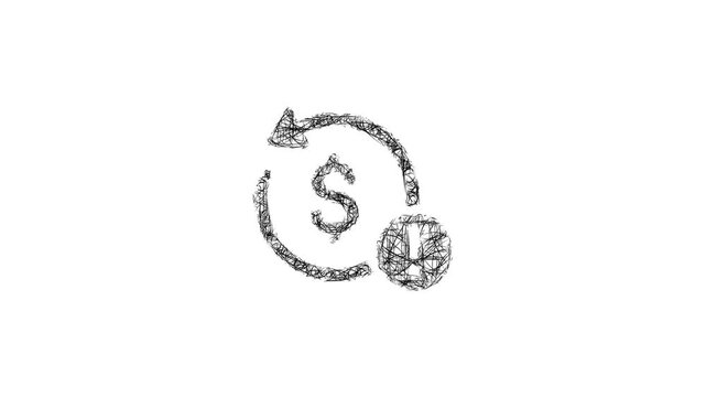 Sketch refund alert icon animation - smooth progressive reveal