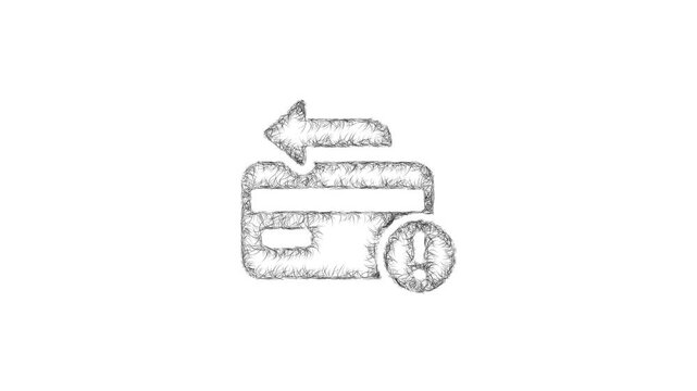 Sketch chargeback alert icon animation - smooth progressive reveal