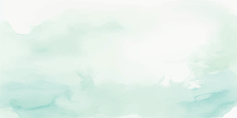 Abstract soft green watercolor background texture for modern design © The Alpha