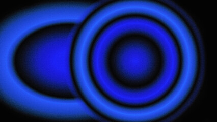 Abstract Blue Halo Ring System Background © msdesign55